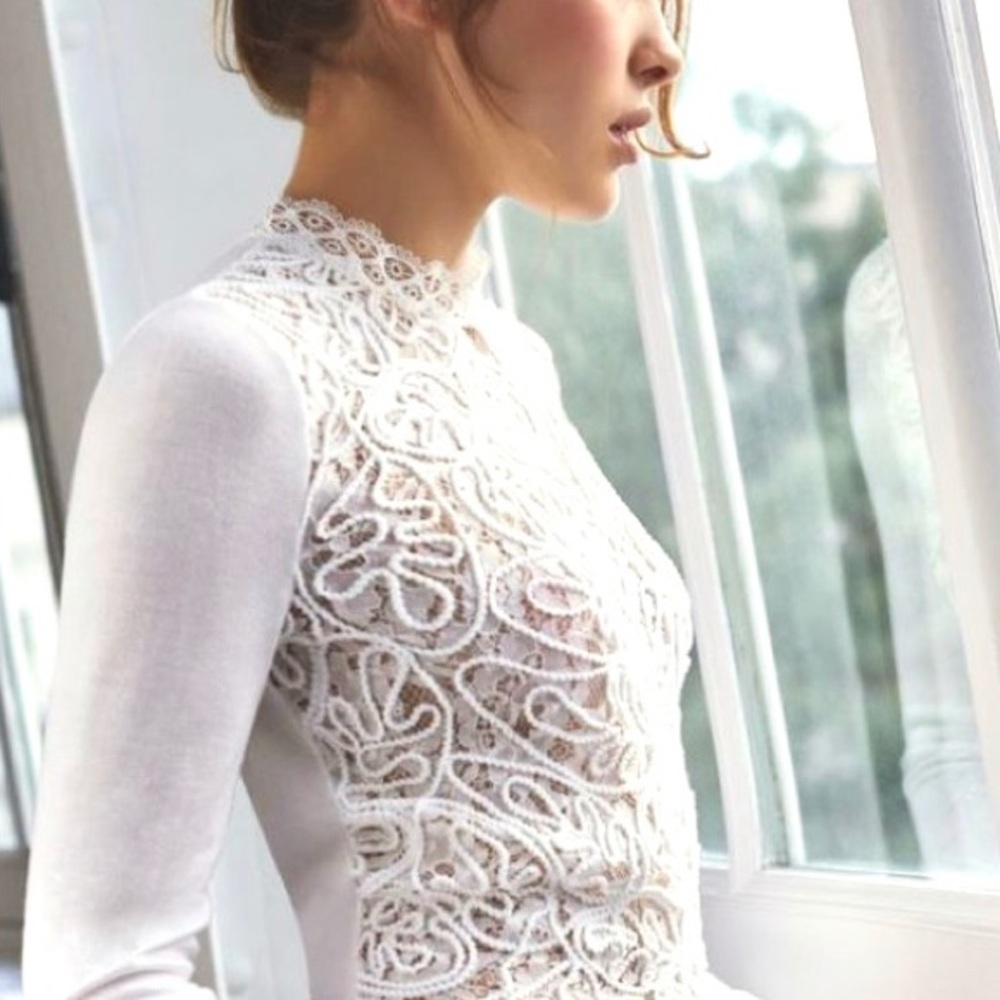 Morgan de toi Paris lace top